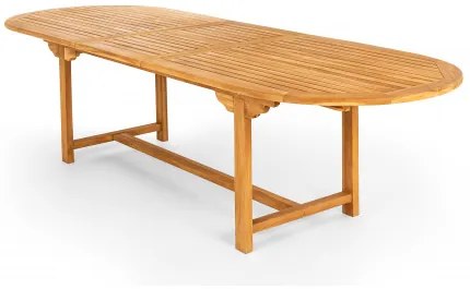 Doppler TAMAN FSC - záhradný rozkladací teakový stôl 240/300 x 100 cm