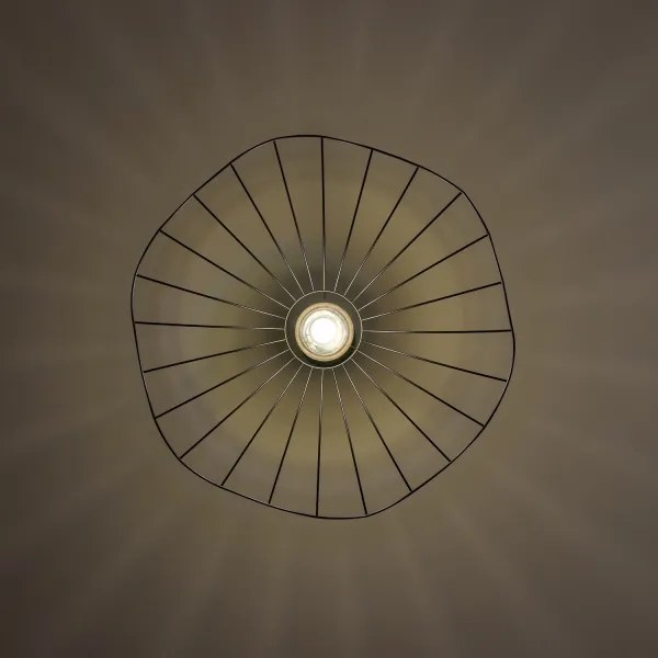 Brilagi - LED luster na lanku CERIA WIRE 1xE27/40W/230V priemer 60 cm čierna