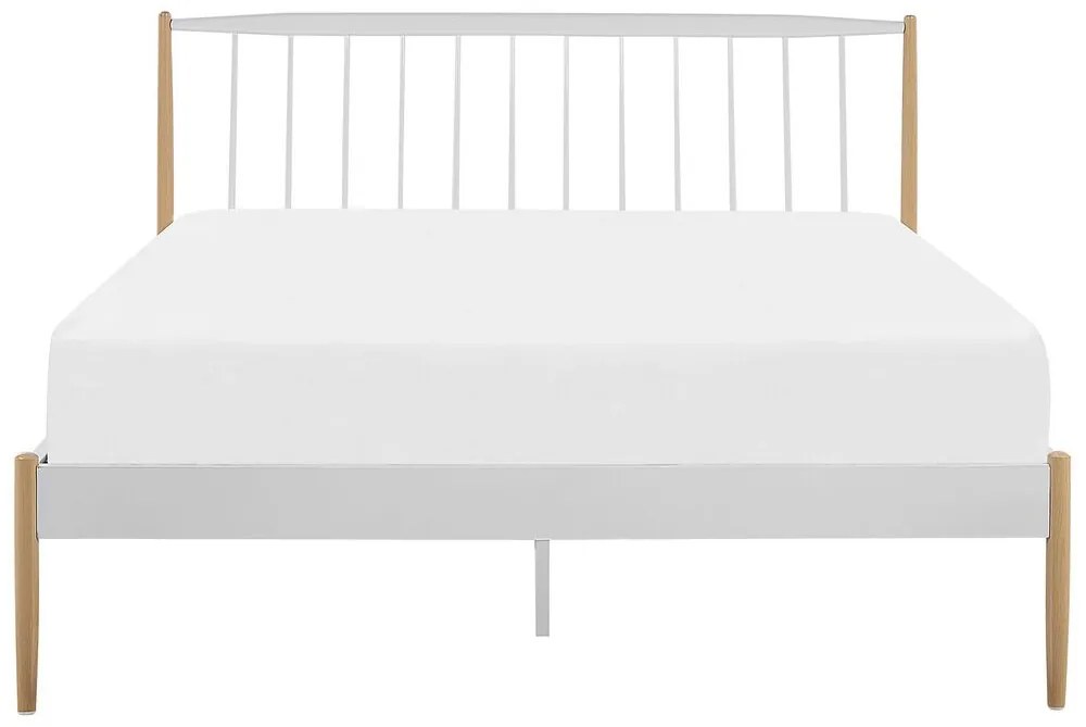Manželská posteľ 140x200 cm Mares (biela). Vlastná spoľahlivá doprava až k Vám domov. 1035498