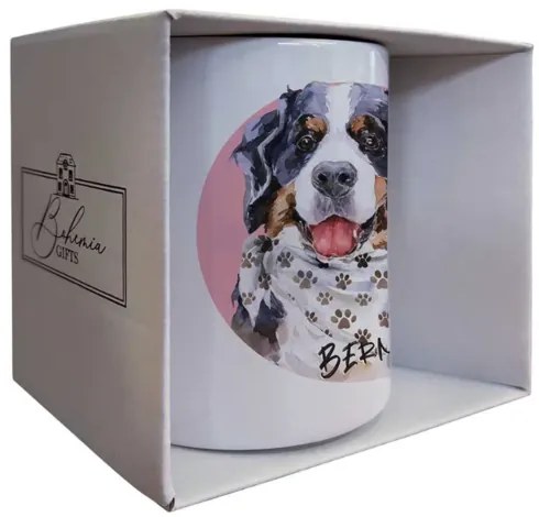 Bohemia Gifts Keramický hrnček - Bernese, 350 ml