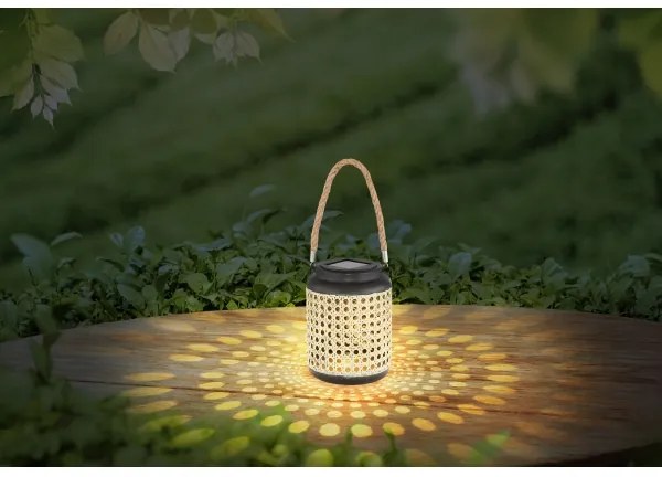 Globo 33668 - LED Solárne svietidlo SOLAR LED/0,06W/3V 3000K IP44 bambus