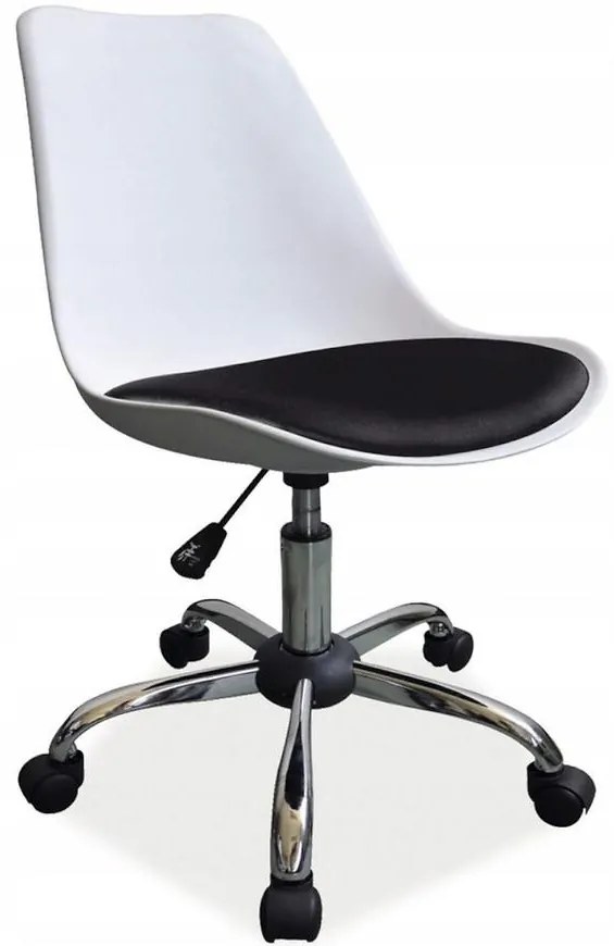 Kancelárske kreslo Milano biely/čierny