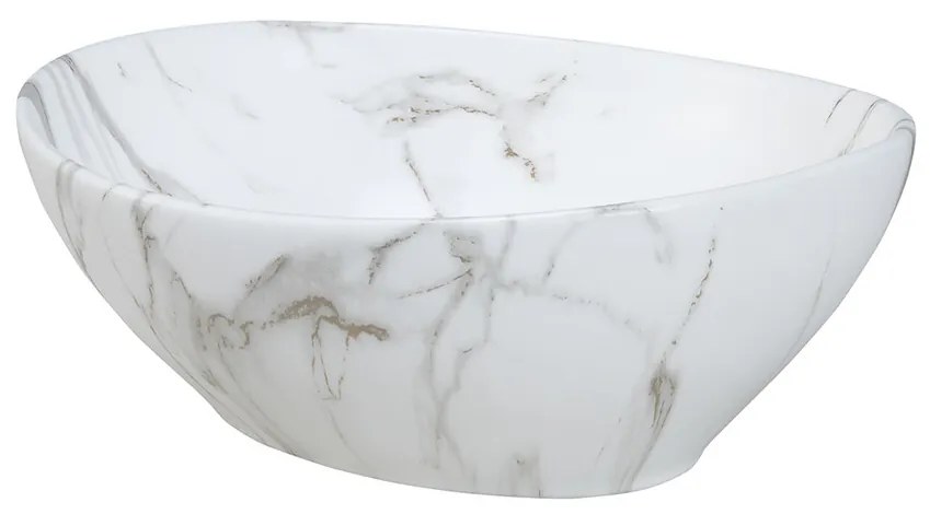 Kúpeľňová zostava Fiji 60 cm s umývadlom, skrinkami a zrkadlom biela/dub coast evoke