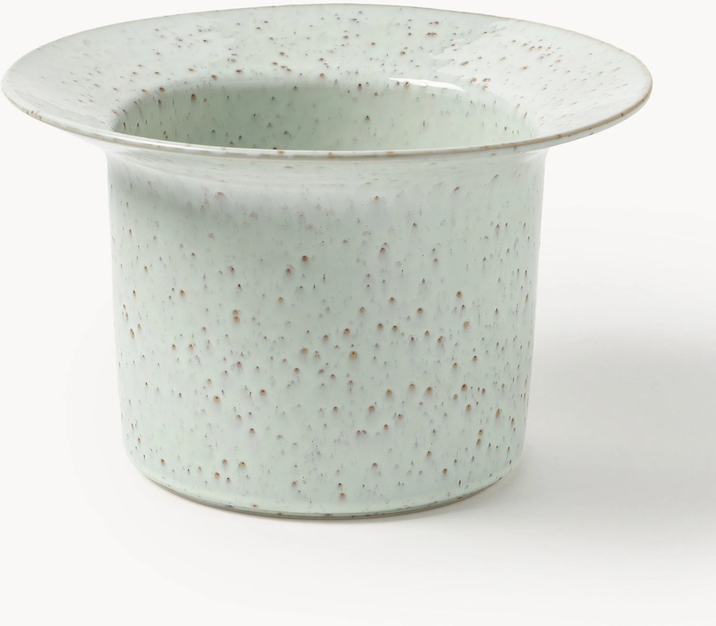 Ručne vyrobený obal na kvetináč s reaktívnou glazúrou Balou, V 19 cm