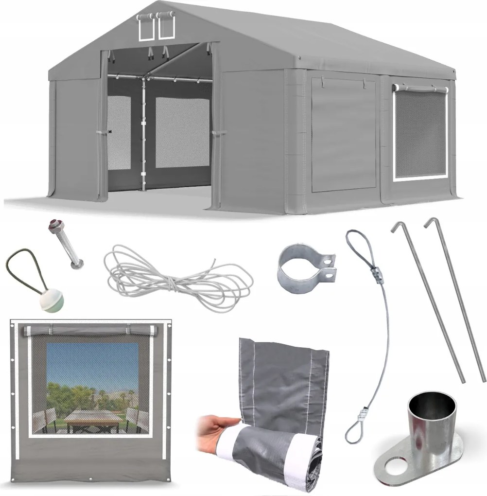 Pavilónový párty stan 3x4 m Skladový Das 560 S