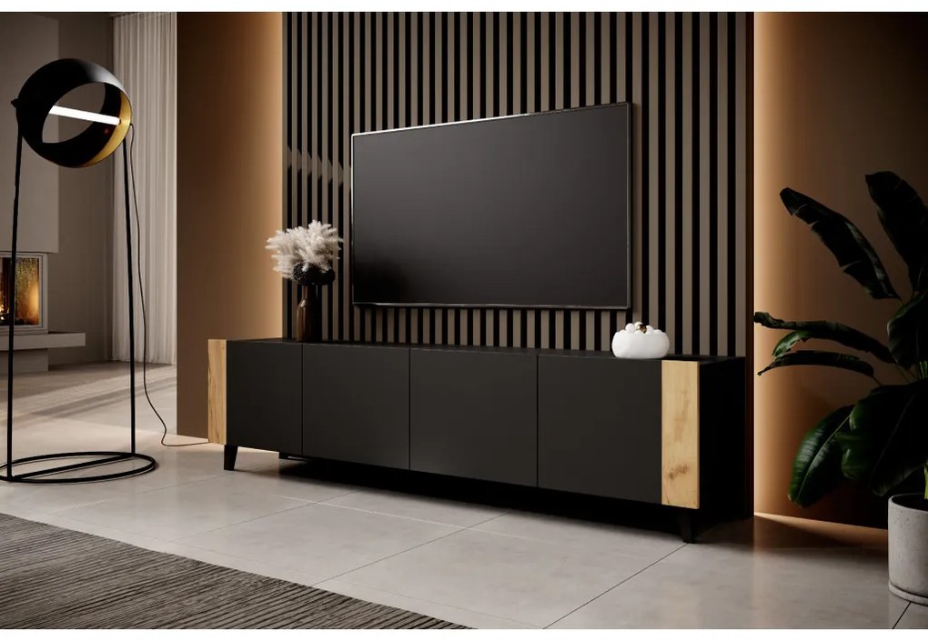 Cama TV stolík čierny Rofa