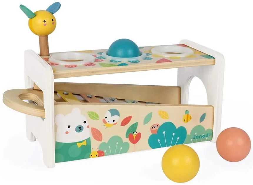 Zatĺkačka s vyberateľným xylofónom