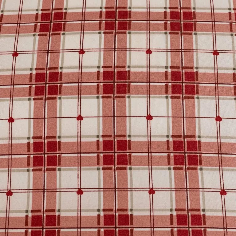 Obliečky z mikrovlákna TARTAN HEART farebné Rozmer obliečky: 70 x 90 cm | 140 x 220 cm