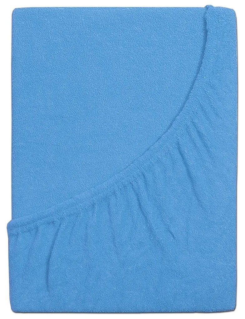 4Home froté prestieradlo Premium modrá, 90 x 200 cm