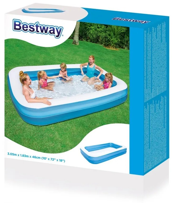 BESTWAY Nafukovací bazén 305 x 183 x 46cm BESTWAY 54150