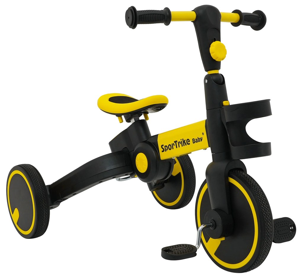 Odrážadlo Happy Bike 3v1 Sportrike ZSP.B68 - žlté