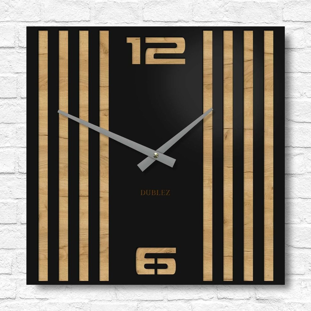 DUBLEZ | 3D hodiny na stenu - Urban Lines