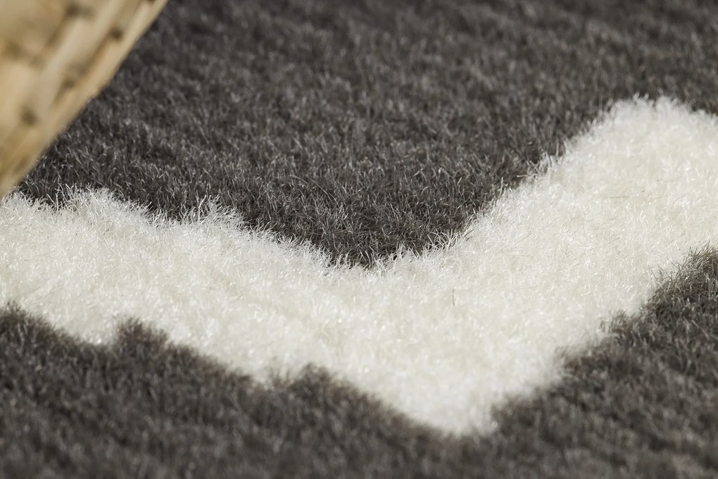 Koberec BCF Morad TRELLIS Vzor marocká mreža, antracit