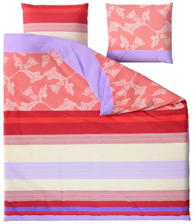 Obliečky z Renforcé bavlny IMARA červené Rozmer obliečky: 2 ks 80 x 80 cm | 200 x 200 cm