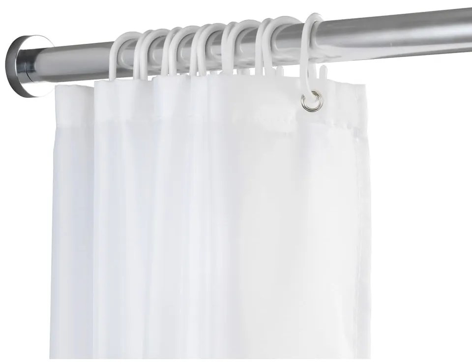 Teleskopická tyč v striebornej farbe do kúpeľne Wenko Luz, dĺžka 110-185 cm