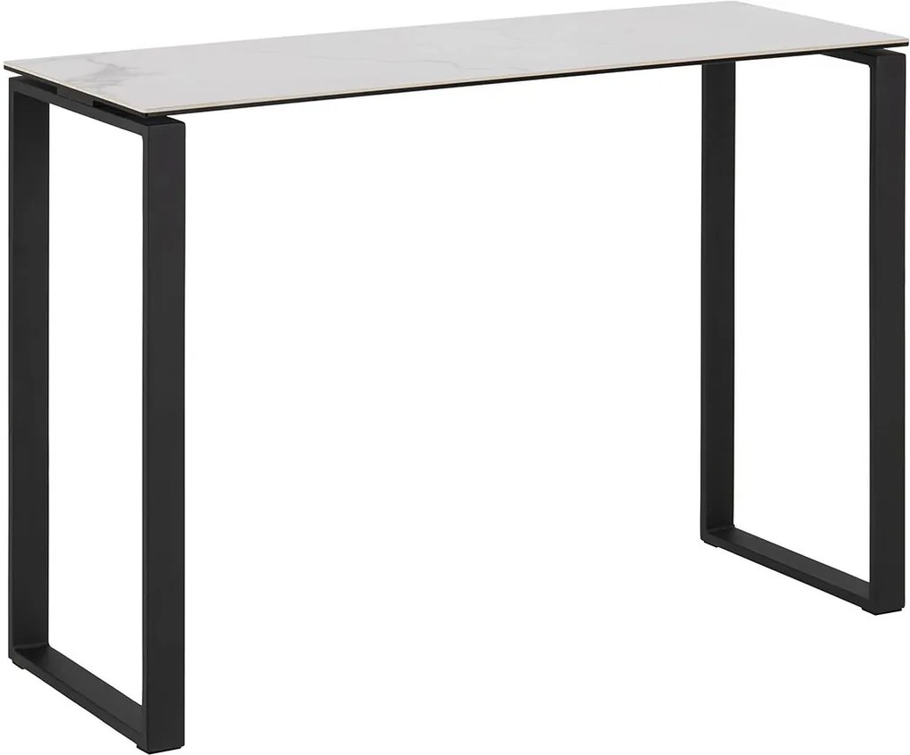 ACTONA Konzolový stolík Katrine − biela 76 × 110 × 40 cm