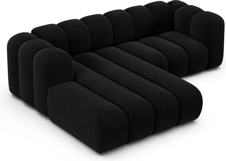 Antracitová rohová pohovka (ľavý roh) Lupine – Micadoni Home