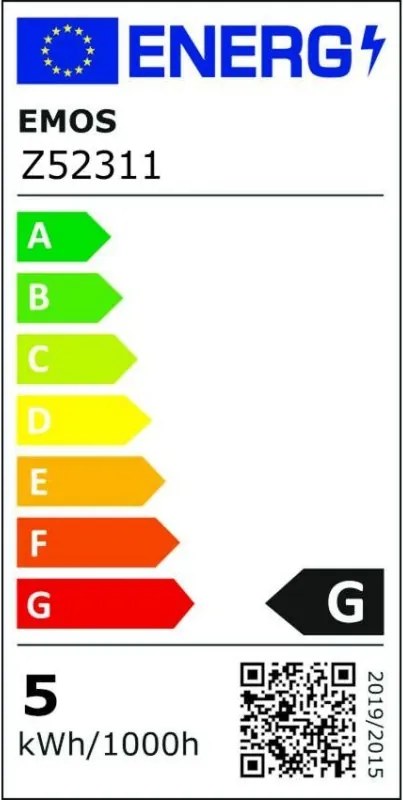 LED žiarovka dekoratívna DYMOVÁ G95 teplá biela