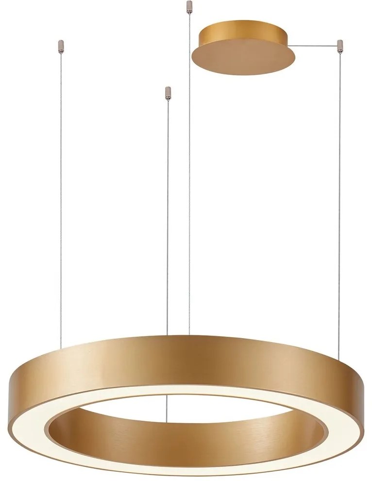 Azzardo AZ5048 - LED Stmievateľný luster na lanku MARCO LED/60W/230V zlatá + DO