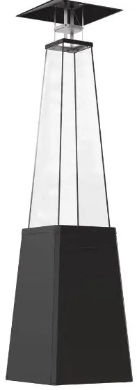 Plynový ohrievač na terasu Umbrella Black