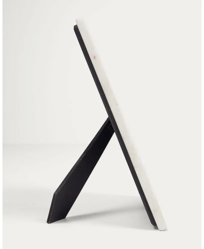Biely kamenný stojací rámček 18x23 cm Vittoria – Kave Home