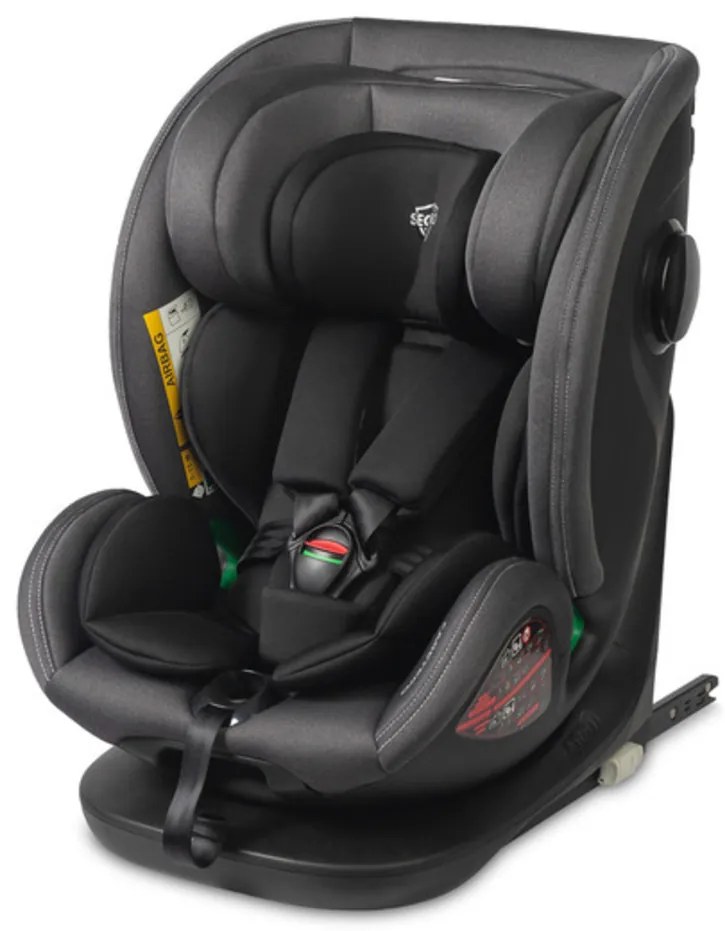 Detská autosedačka Securo 40-150 cm, otočná, ISOFIX, i-Size, 40-150, šedá