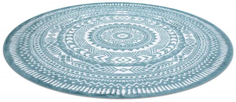 Dywany Łuszczów Kusový koberec Napkin blue kruh - 100x100 (priemer) kruh cm