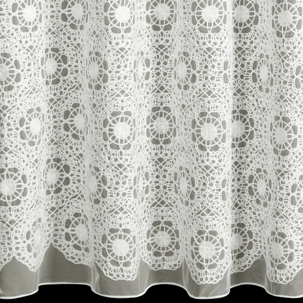 ZÁCLONA NA KRÚŽKOCH LIZA 140X250 CM PRIRODNÁ