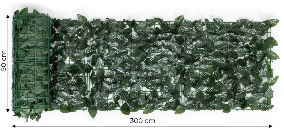 Umelý živý plot z brečtanu 300x50 cm