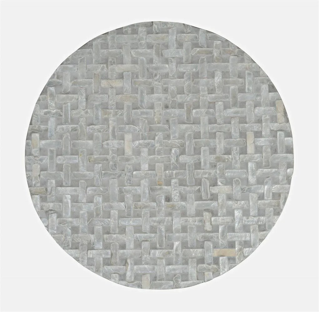 Odkladací stolík Avola 40 cm sivý