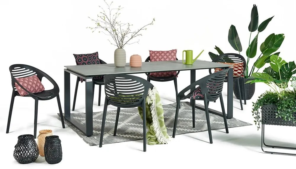 Záhradná súprava nábytku so 6 stoličkami Le Bonom Joanna Strong