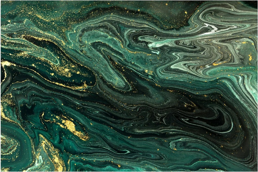 Obraz - Zelený mramor (90x60 cm)