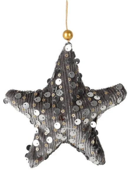 Vianočná ozdoba 320C strieborná (12 ks)