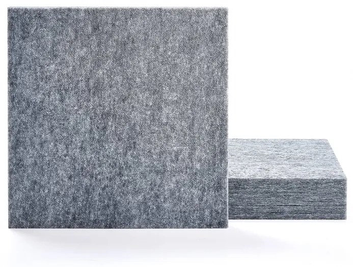 Akustický panel PATTERN, 4 ks, 600x600x40 mm, šedá