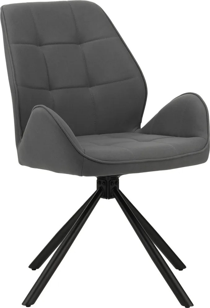 Jedálenská stolička Orinoco, šedá látka