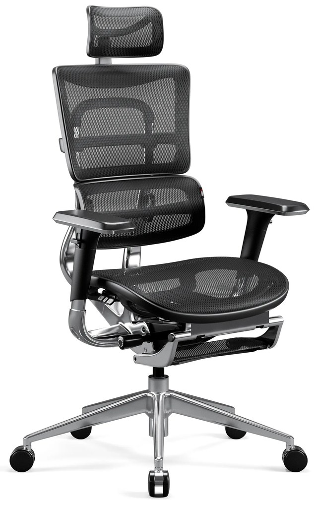 Kancelárska ergonomická stolička Diablo V-Master, čierna