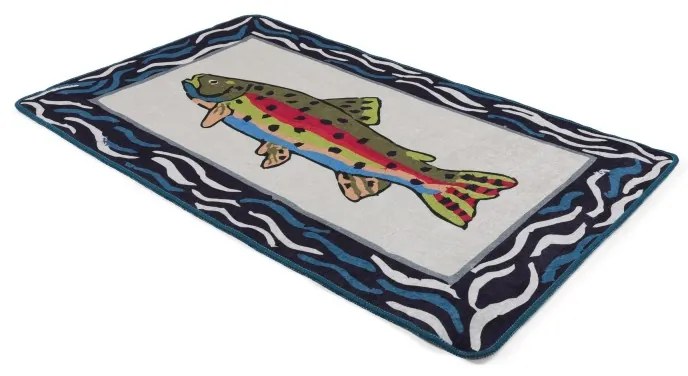 Kúpeľňová predložka Pescado 40x60 viacfarebná
