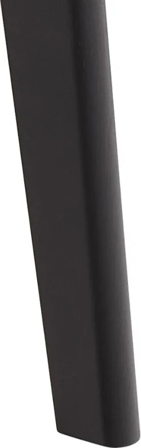 Okrúhly jedálenský stôl Roxby 120 cm čierny