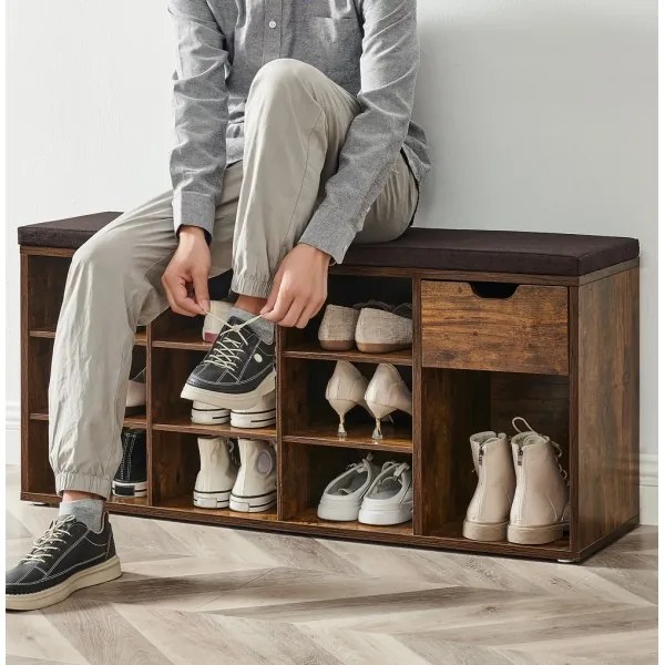 Botník VOREN hnedá/čierna