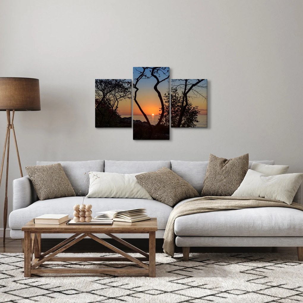 Obraz západu slnka (90x60 cm)