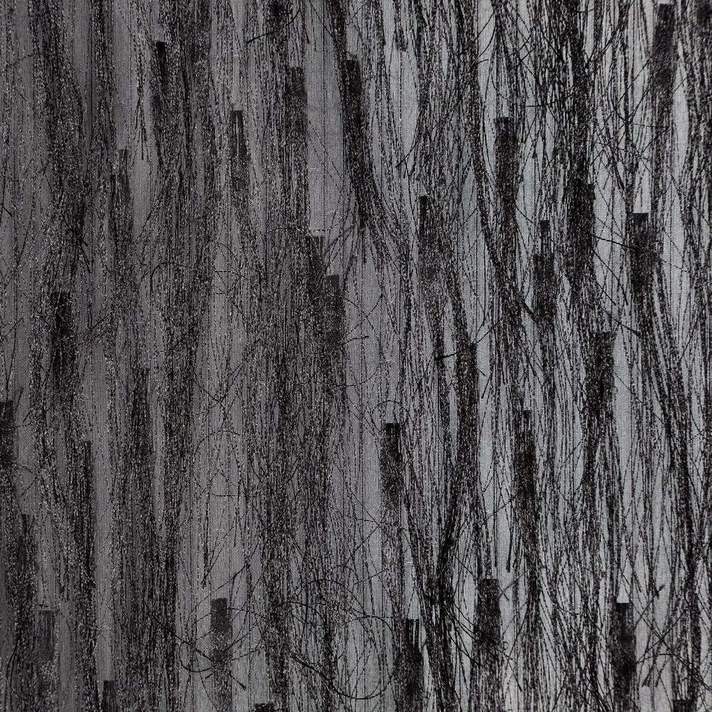 ZÁVES NA KRÚŽKOCH EVA MINGE AURORA 140X250 CM ČIERNA