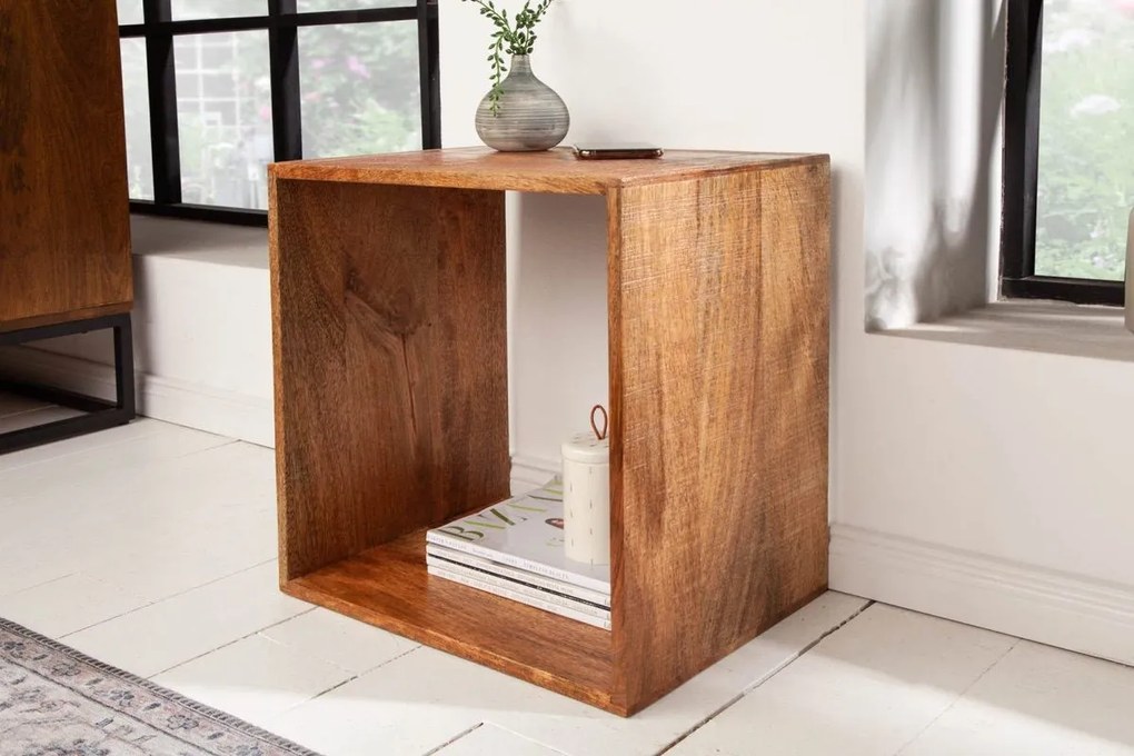 Odkladací stolík Timber 43 cm mango