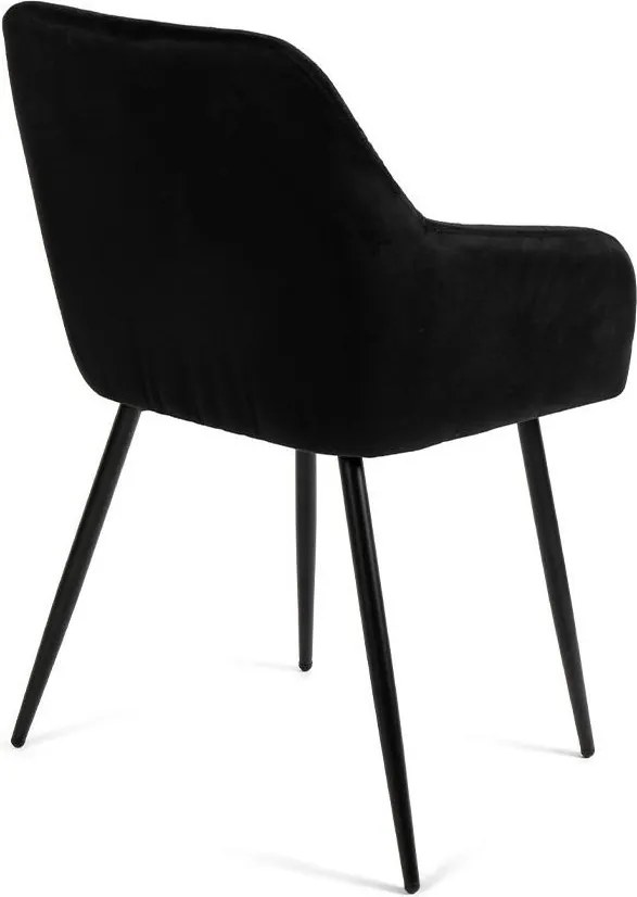 Jedálenský set 6x stoličiek + stôl 200 cm AVENBERG OBSIDIAN