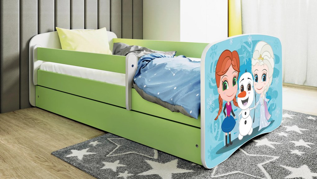 XXXLutz POSTEĽ PRE DETI A MLÁDEŽ 80/160 cm, zelená, biela MID.YOU - Detské izby - 002142000226
