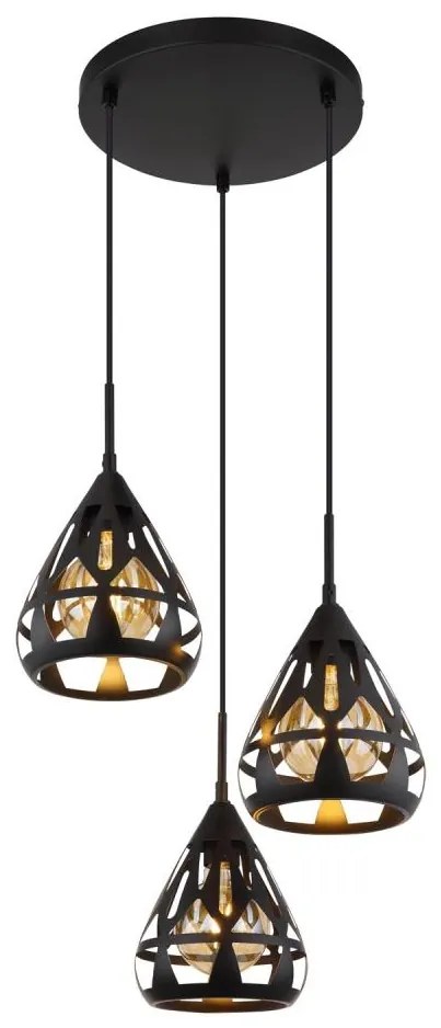 Globo 15889-3H - Luster na lanku HASSAN 3xE27/40W/230V