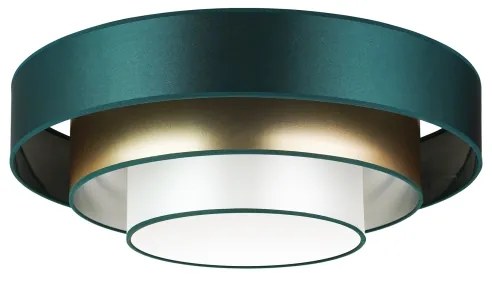 Duolla - LED Stropné svietidlo LUNETA LED/26W/230V pr. 60 cm 4000K zelená/zlatá