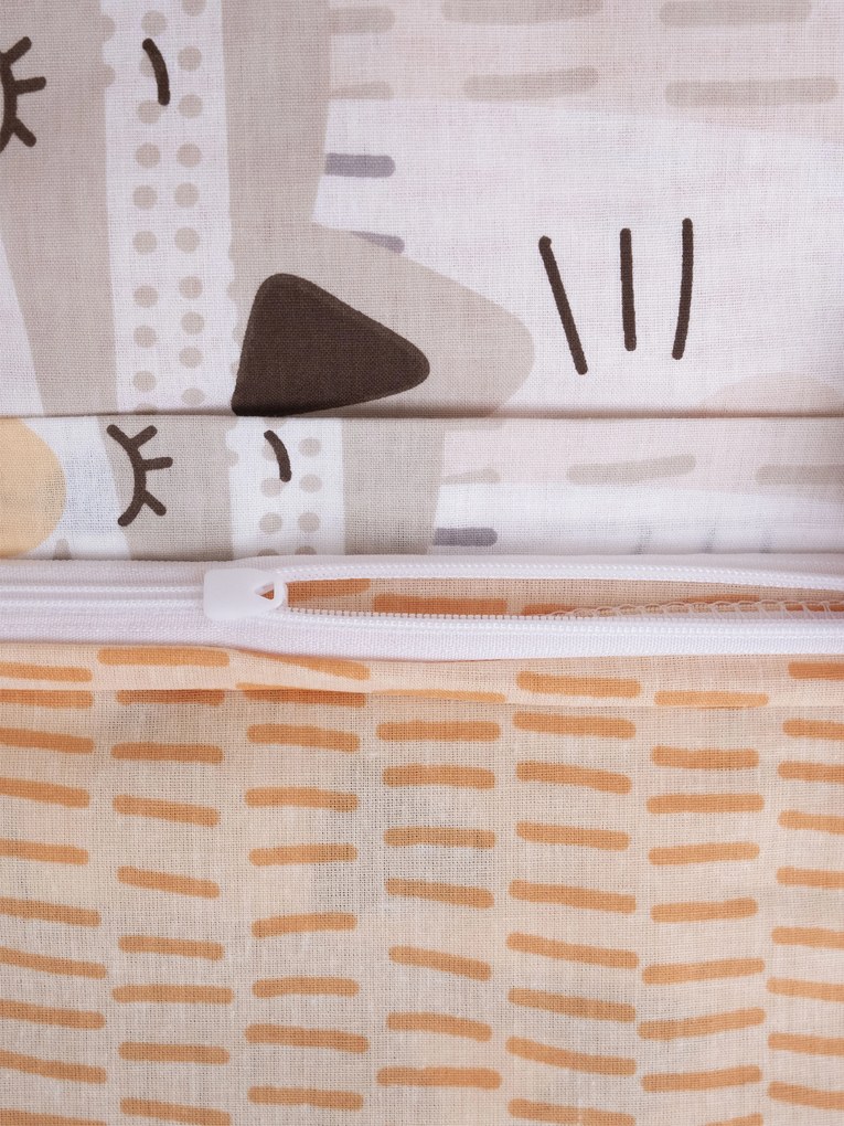 Bavlnené obliečky Renforcé do postieľky - Mačacia invázia 100 × 135 cm, 40 x 60 cm