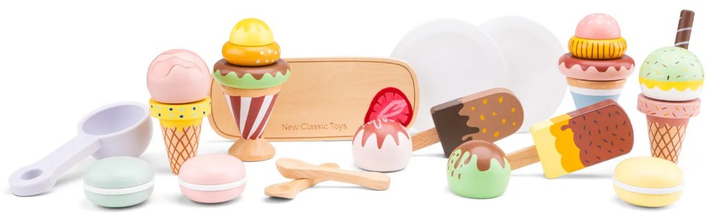 Súprava drevených mrazených sladkostí - 25 ks