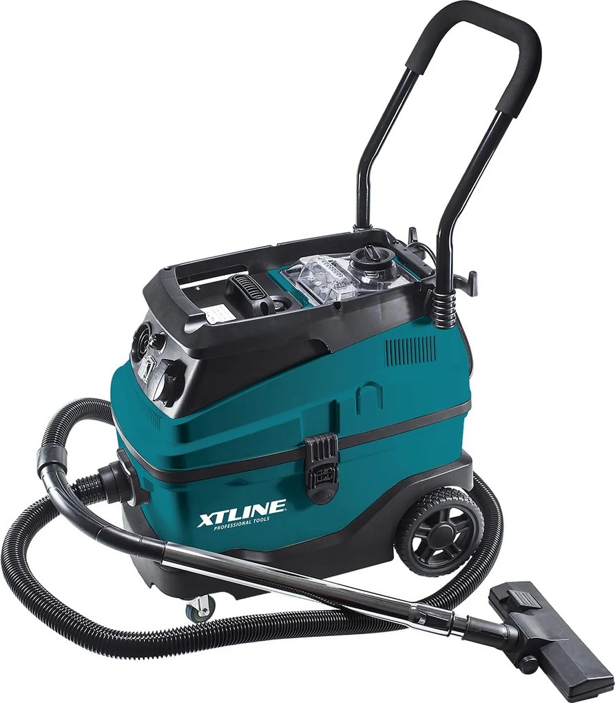 XTline XT102810 Priemyselný vysávač so synchronizovanou zásuvkou, 1600 W, 30 l