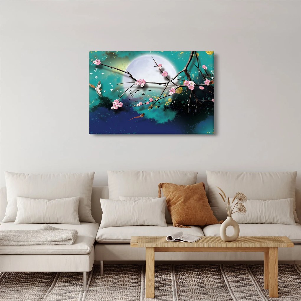 Obraz - Strom, grafika (90x60 cm)